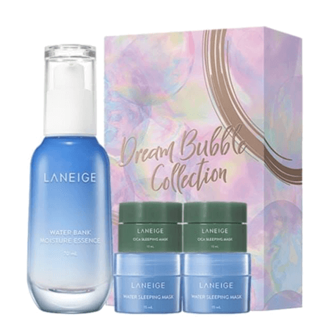 Laneige,Water Bank Moisture Essence Set (Limited Edition Holiday 2019),Laneige Water Bank Moisture Essence Set (Limited Edition Holiday 2019),Water Bank Moisture Essence Set ราคา,Water Bank Moisture Essence Set รีวิว,